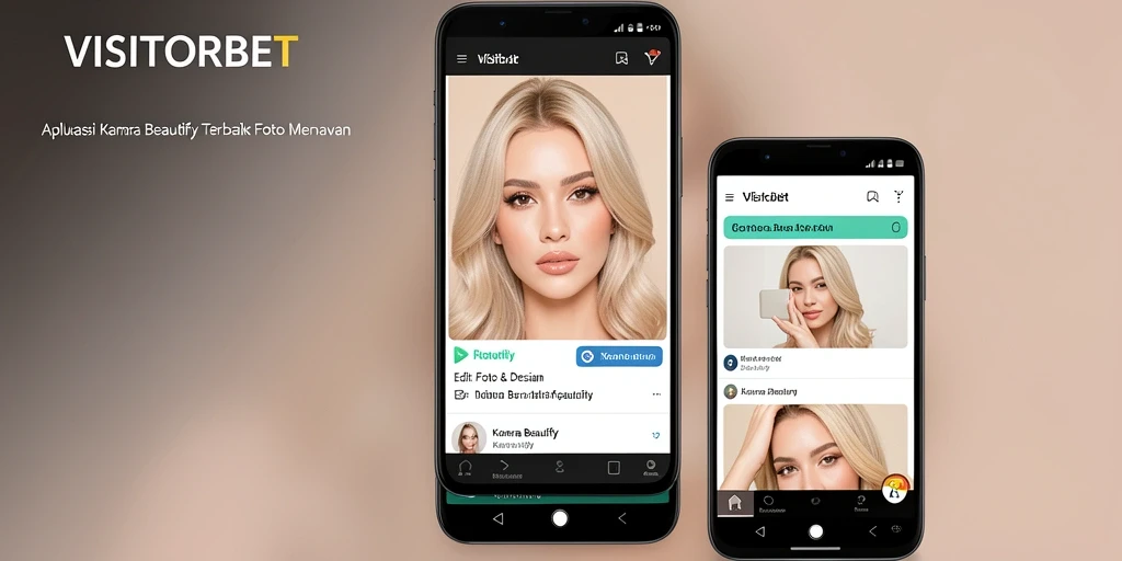 Antarmuka pengguna VISITORBET yang mudah dan fungsional untuk editing foto.